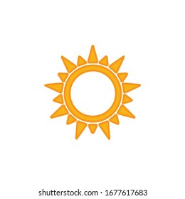 Sun Icon for Graphic Design Projects