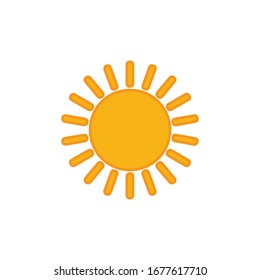 Sun Icon for Graphic Design Projects