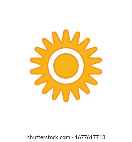 Sun Icon for Graphic Design Projects