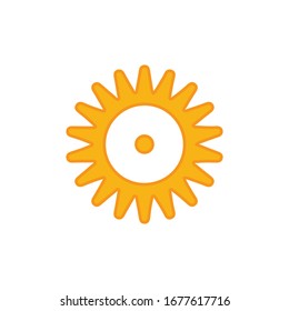 Sun Icon for Graphic Design Projects