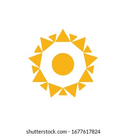 Sun Icon for Graphic Design Projects
