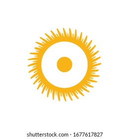 Icono de Sun para proyectos de diseño gráfico