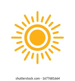 Sun Icon for Graphic Design Projects