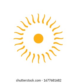 Sun Icon for Graphic Design Projects