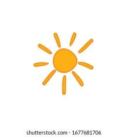 Sun Icon for Graphic Design Projects