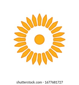 Sun Icon for Graphic Design Projects
