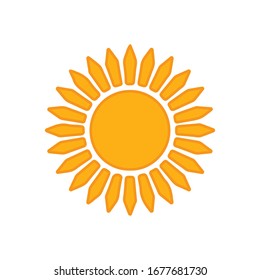 Sun Icon for Graphic Design Projects