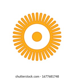 Sun Icon for Graphic Design Projects