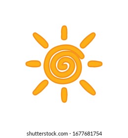 Sun Icon for Graphic Design Projects