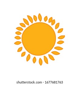 Sun Icon for Graphic Design Projects