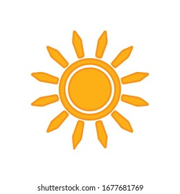 Sun Icon for Graphic Design Projects