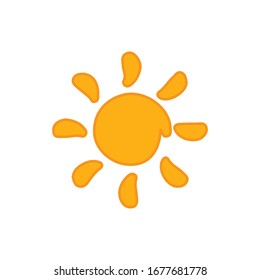 Sun Icon for Graphic Design Projects