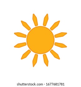Sun Icon for Graphic Design Projects