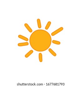 Sun Icon for Graphic Design Projects