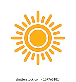 Sun Icon for Graphic Design Projects