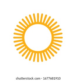 Sun Icon for Graphic Design Projects