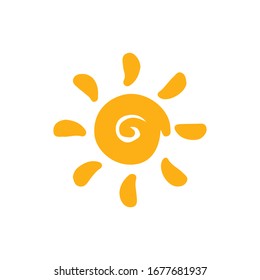 Sun Icon for Graphic Design Projects