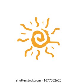 Sun Icon for Graphic Design Projects