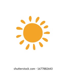 Sun Icon for Graphic Design Projects