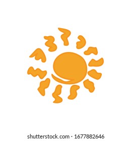 Sun Icon for Graphic Design Projects