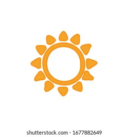 Sun Icon for Graphic Design Projects