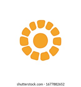Sun Icon for Graphic Design Projects