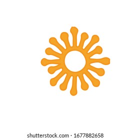 Sun Icon für Grafikdesign-Projekte