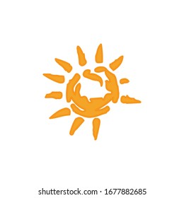 Sun Icon for Graphic Design Projects