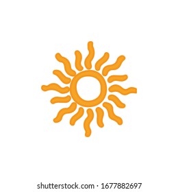 Icono de Sun para proyectos de diseño gráfico
