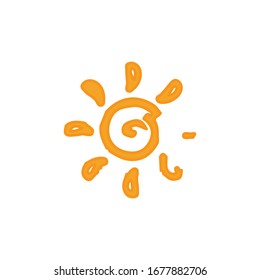 Sun Icon for Graphic Design Projects