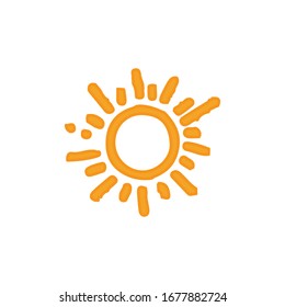 Sun Icon for Graphic Design Projects