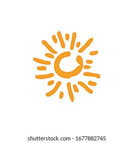 Sun Icon for Graphic Design Projects