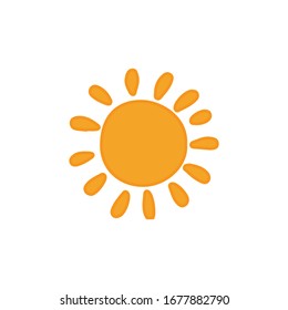 Sun Icon for Graphic Design Projects