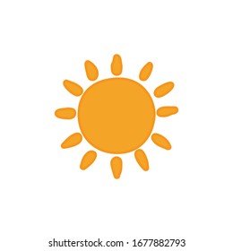 Sun Icon for Graphic Design Projects