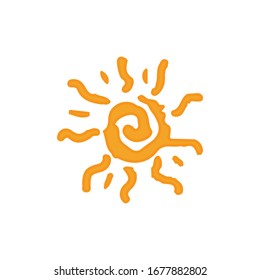 Sun Icon for Graphic Design Projects
