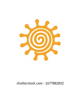 Icono de Sun para proyectos de diseño gráfico