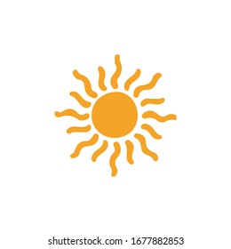 Sun Icon for Graphic Design Projects