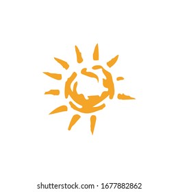 Sun Icon for Graphic Design Projects