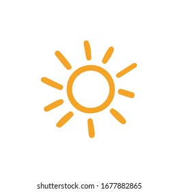 Sun Icon für Grafikdesign-Projekte