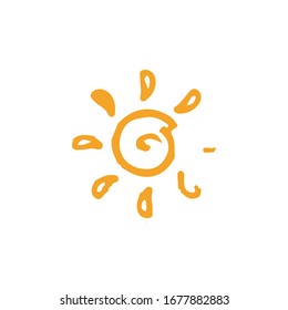 Sun Icon for Graphic Design Projects