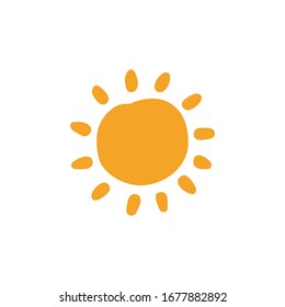 Sun Icon for Graphic Design Projects