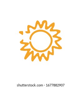 Sun Icon for Graphic Design Projects