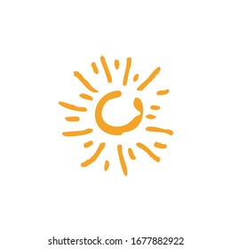 Sun Icon for Graphic Design Projects