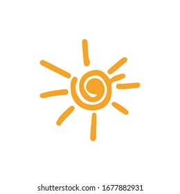 Sun Icon for Graphic Design Projects