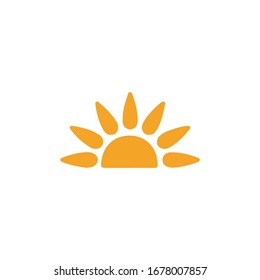 Sun Icon for Graphic Design Projects