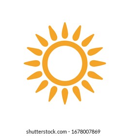 Sun Icon für Grafikdesign-Projekte