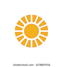 Sun Icon for Graphic Design Projects