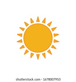 Sun Icon for Graphic Design Projects