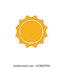 Sun Icon for Graphic Design Projects