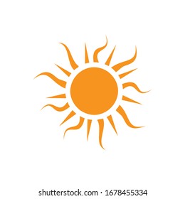 Sun Icon for Graphic Design Projects